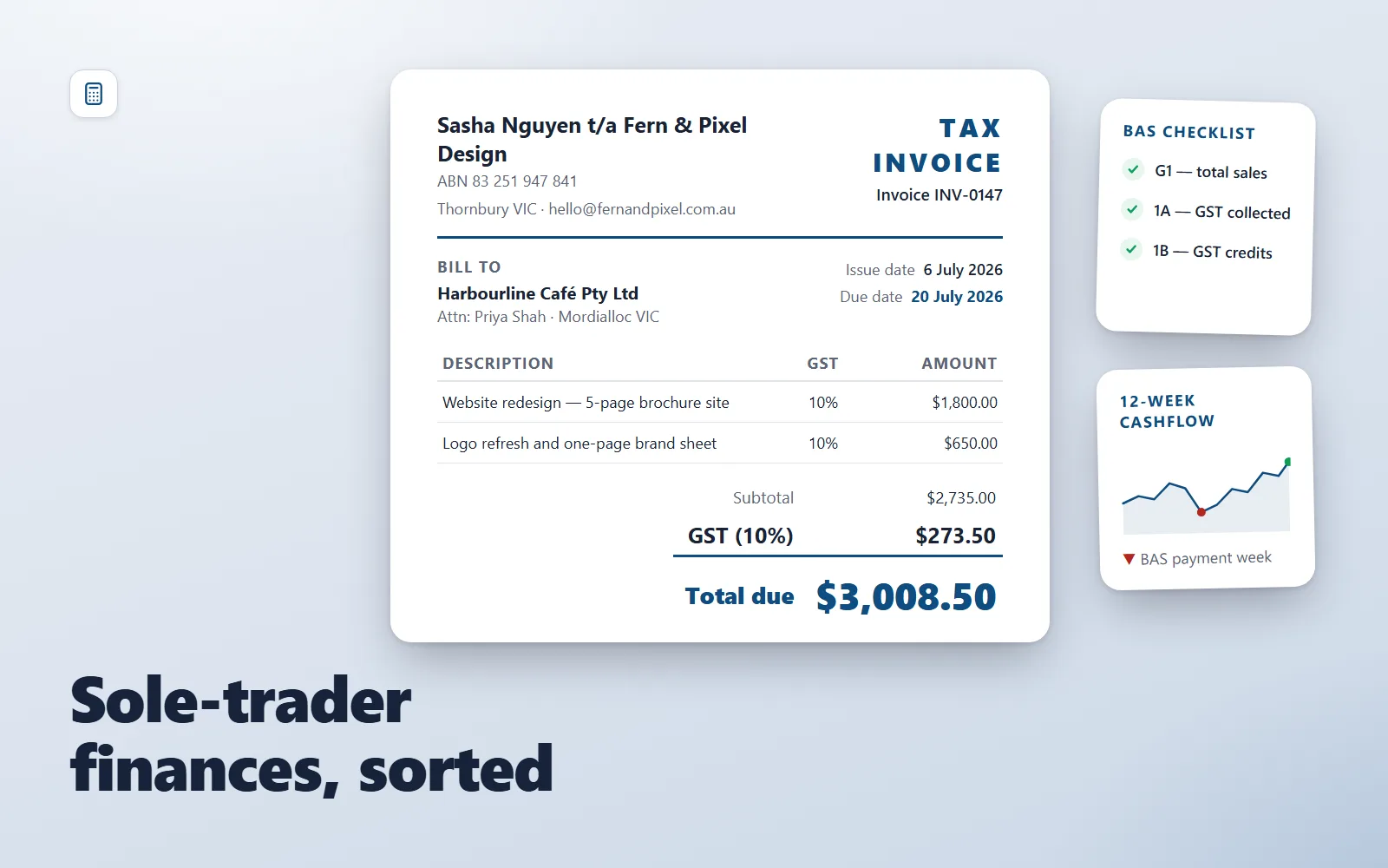 Sole Trader Finance Pack (AU)
